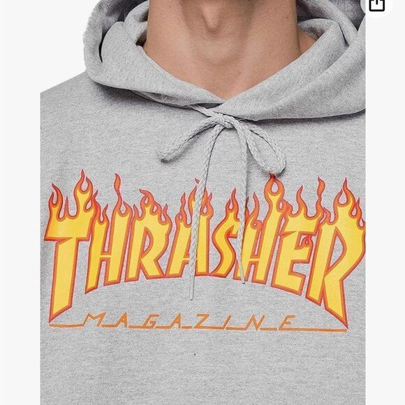 Thrasher Flame Pullover Hoodie Men's Size Small - Picture 12 of 14